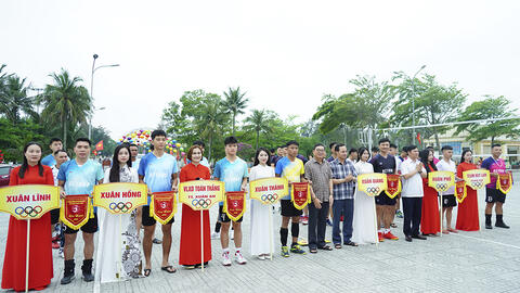 Hấp dẫn giải bóng chuyền nam huyện Nghi Xuân năm 2025